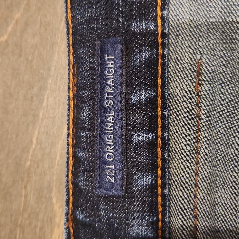 Lucky Brand Men's Denim Jeans 221 Original Straight Size 34W × 32L - Picture 3 of 4